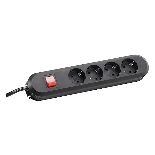 BACHMANN Tischsteckdose 4f. 1,50m sw 381.130K